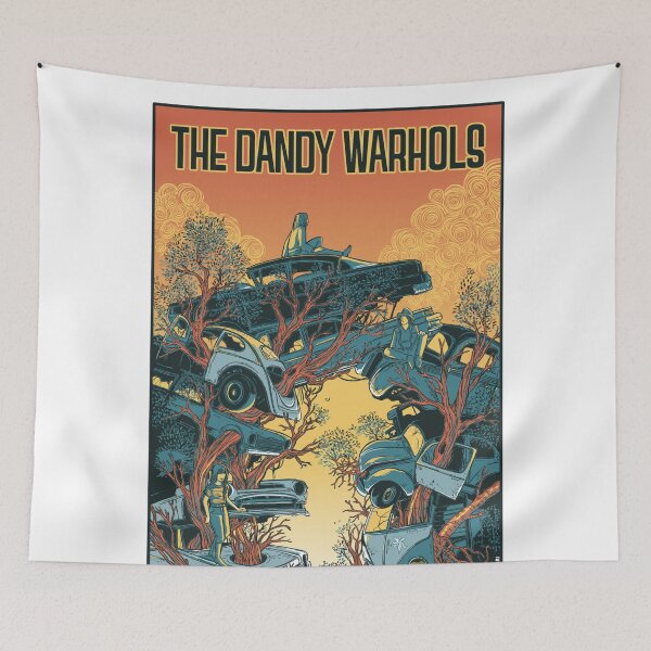 Item preview, The Dandy Warholes Original Custom Vintage Music Poster Wall Art Tee Shirt Design designed and sold by Cool Robot Bro..