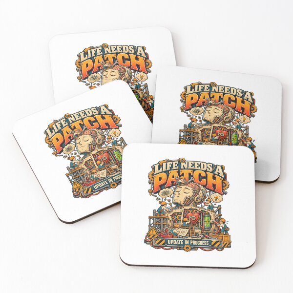 Item preview, Life Needs a Patch – Human Repair Shop Funny Mechanical Humor designed and sold by NarpLTD.