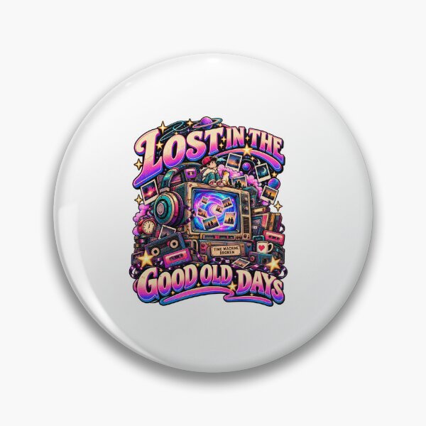 Item preview, Lost in the Good Old Days – Retro Time Machine Nostalgia designed and sold by NarpLTD.