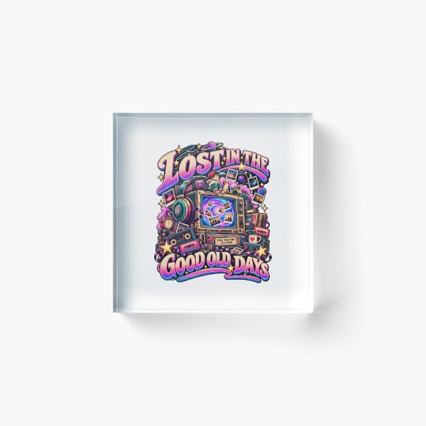 Item preview, Lost in the Good Old Days – Retro Time Machine Nostalgia designed and sold by NarpLTD.
