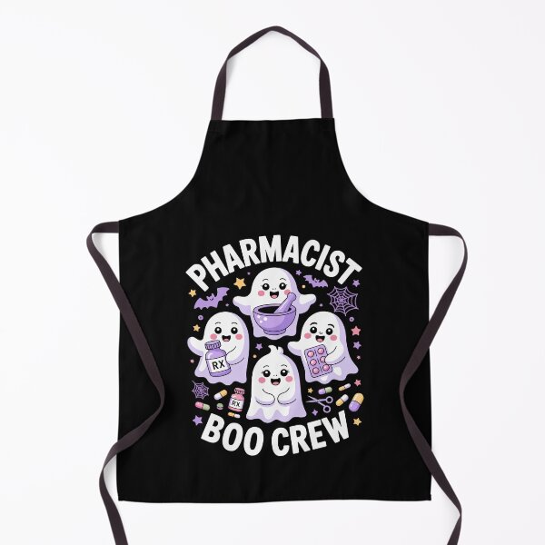 Artikelvorschau, Apotheker-Boo-Crew – Niedliche Geisterapotheke-Halloween-Kunst entworfen und verkauft von jkrphoto.