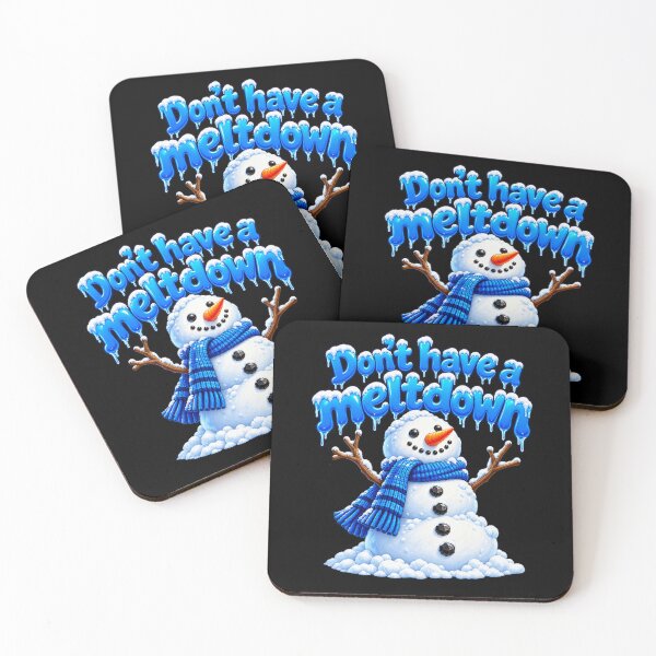 Item preview, Snowman - Don’t Have a Meltdown - Funny Winter Pun T-Shirt designed and sold by Trendably.