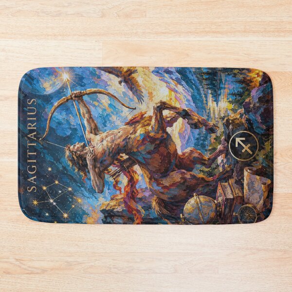 Item preview, Sagittarius Zodiac Painting – Celestial Astrology Artwork designed and sold by GalleryKauffeld.