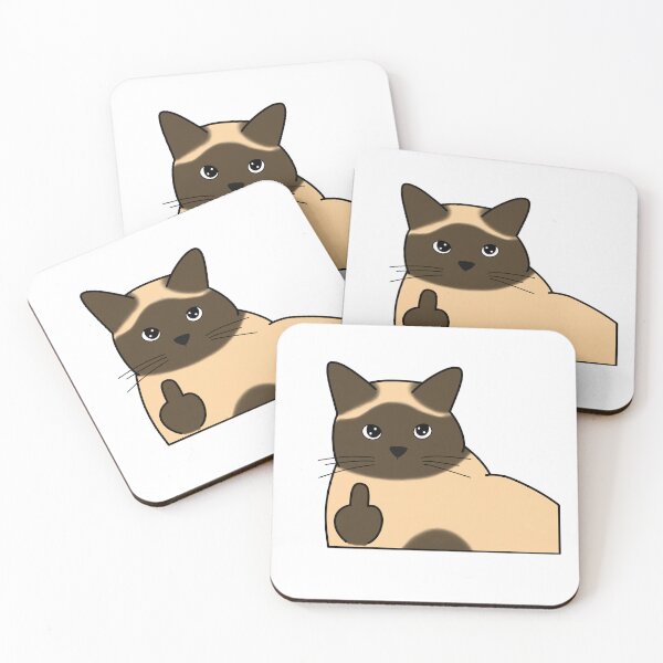 Item preview, Cat giving the finger designed and sold by Gala.jpg.