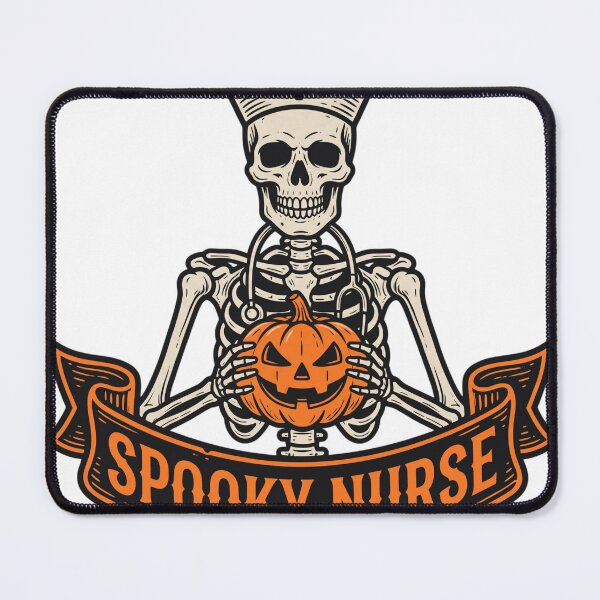 Item preview, Spooky Nurse Skeleton Pumpkin Stethoscope Halloween designed and sold by Makelya.