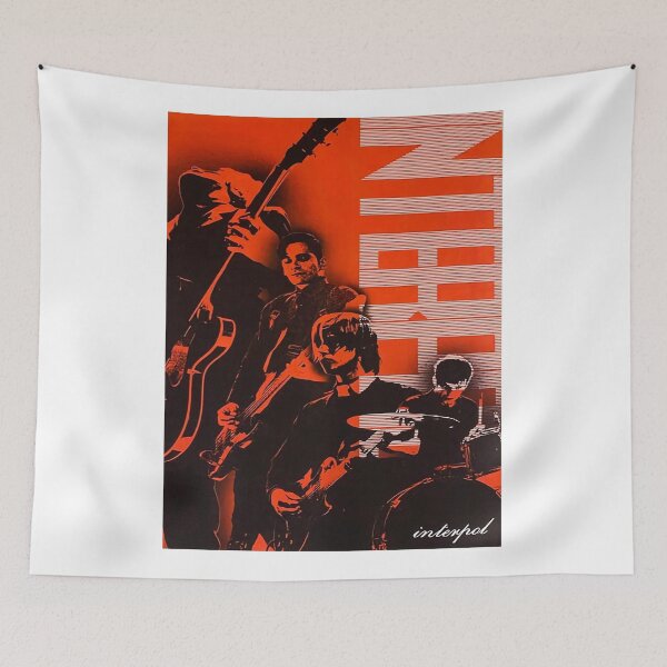 Item preview, Interpol Original Custom Vintage Music Poster Wall Art Tee Shirt Design designed and sold by Cool Robot Bro..