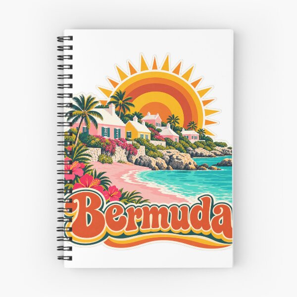 Item preview, Bermuda Bermuda Travel Souvenir - Retro Illustration designed and sold by VisualArtsOasis.