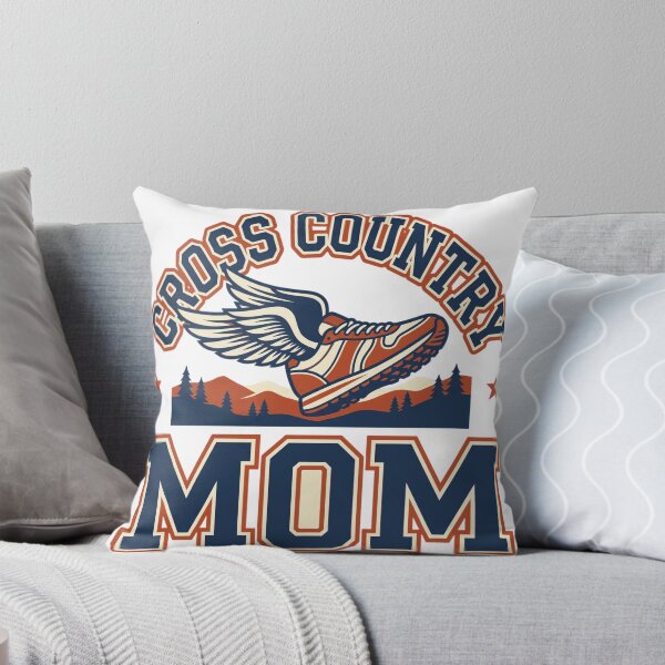 Item preview, Cross Country Mom Winged Running Shoe Varsity Trail designed and sold by Makelya.