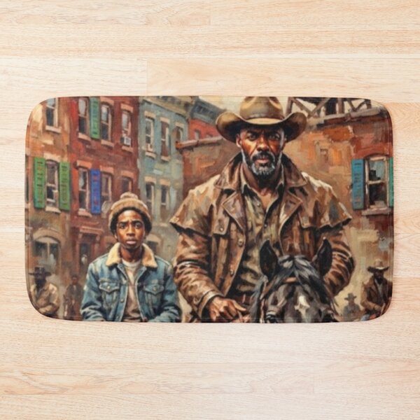 Item preview, Concrete Cowboy Western Drama Fine Art Tribute designed and sold by Art's Diner.