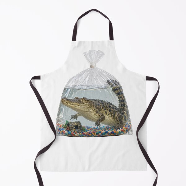 Item preview, Crocodile In A Pet Store Fish Bag designed and sold by The Mellonaire.