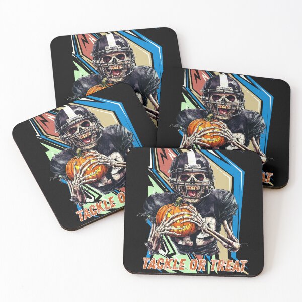 Item preview, Funny Skeleton Playing American Football Halloween designed and sold by Szpaku desart .