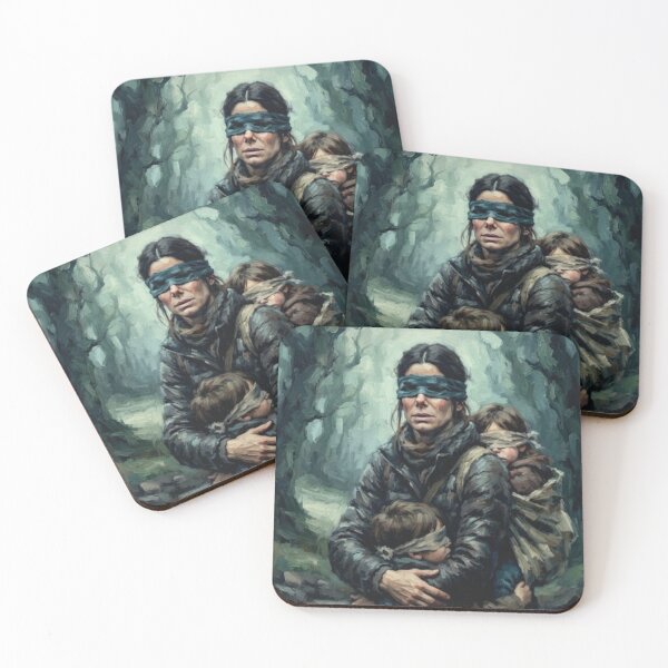 Item preview, Bird Box Sci-Fi Horror Fine Art Tribute designed and sold by Art's Diner.