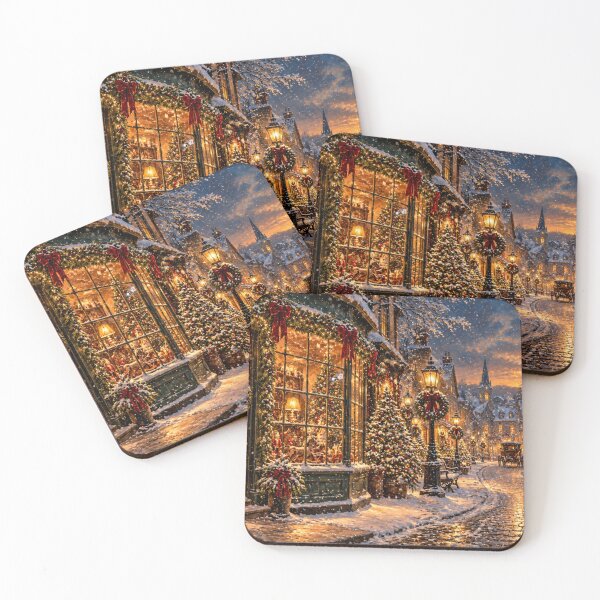 Item preview, Victorian Christmas Village Snowy Holiday Street designed and sold by GSizzle1.