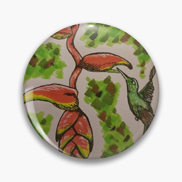 Item preview, Hummingbird and Flower designed and sold by Better-Days-PG.