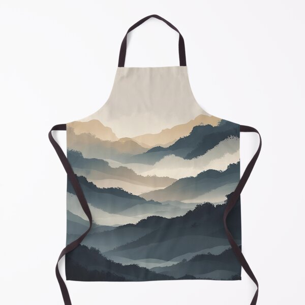 Aperçu de l'œuvre Montagnes brumeuses créée et vendue par Mórtimer Art®.