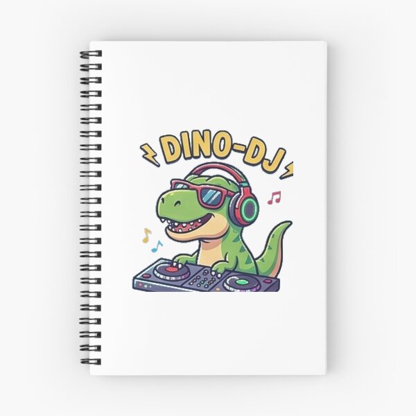Item preview, Cool Dino DJ - T-Rex Headphones Music Lover T-Shirt designed and sold by Magnonidesign.