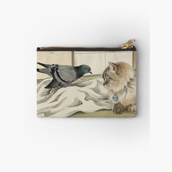 Item preview, Cat, pigeon, animal, love, peace, Japan, coexistence designed and sold by citravisuel.