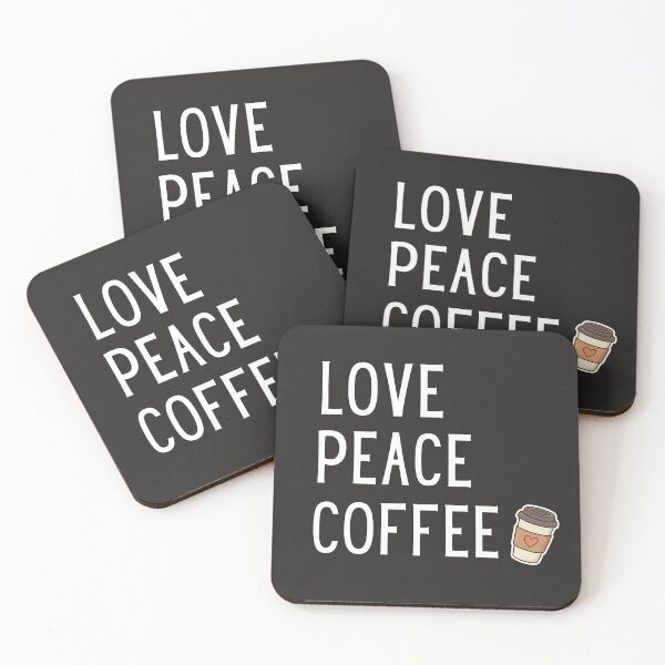 Item preview, Love Peace CoffeeT-shirts designed and sold by Shevonda Thomas.