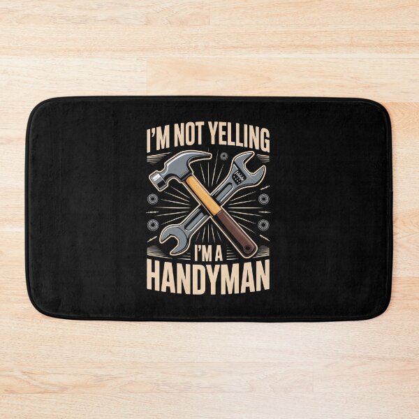 Item preview, Im Not Yelling Im A Handyman – Funny Tools Workshop Art designed and sold by jkrphoto.