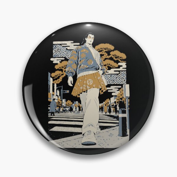 Item preview, double-body tailor ukiyo-e streetwear back-print graphic tee designed and sold by WAVE-JP.