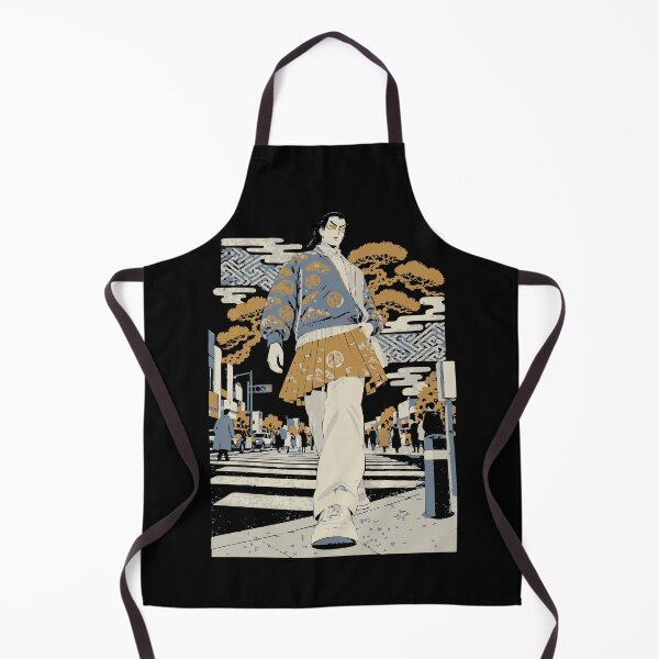 Item preview, double-body tailor ukiyo-e streetwear back-print graphic tee designed and sold by WAVE-JP.