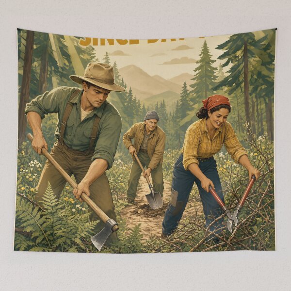 Item preview, National Trail Conservation Volunteer Campaign designed and sold by JC Art Creations.