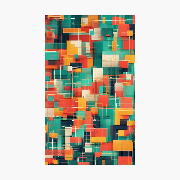 Modern Geometric Patterns - Stylish Designs for Apparel and Accessories — Photographic Print by BiMood
