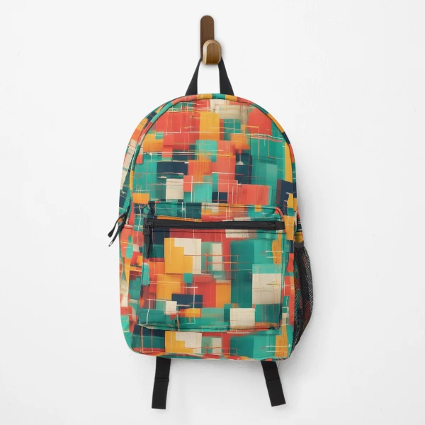 Modern Geometric Patterns - Stylish Designs for Apparel and Accessories — Backpack by BiMood