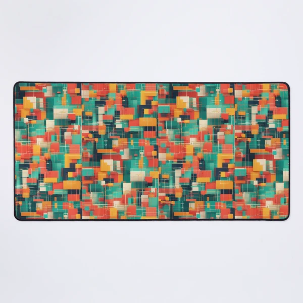 Modern Geometric Patterns - Stylish Designs for Apparel and Accessories — Mouse Pad by BiMood