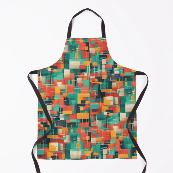 Modern Geometric Patterns - Stylish Designs for Apparel and Accessories — Apron by BiMood