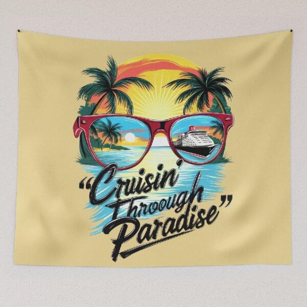 Item preview, Redask "Cruisin Through Paradise" - Tropical Escape Vibes designed and sold by redask2me.