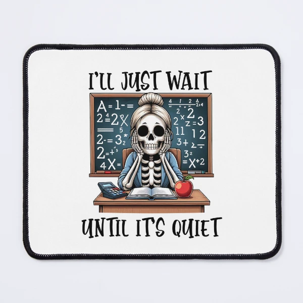 Funny Teacher Design – Back to School Collection — Mouse Pad by BiMood