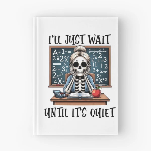 Funny Teacher Design – Back to School Collection — Spiral Notebook by BiMood