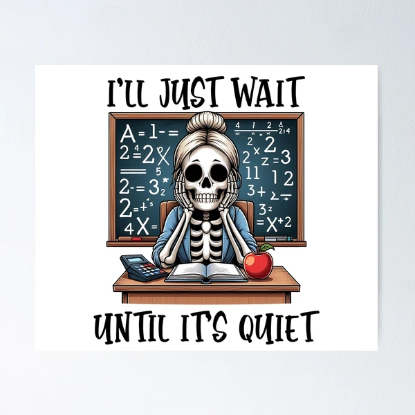 Funny Teacher Design – Back to School Collection — Poster by BiMood