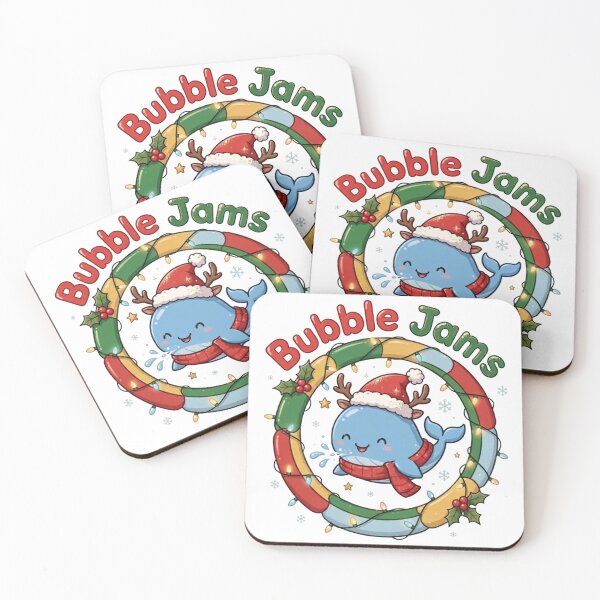Item preview, Christmas Bubble Jams Whale designed and sold by BeachSmiles.