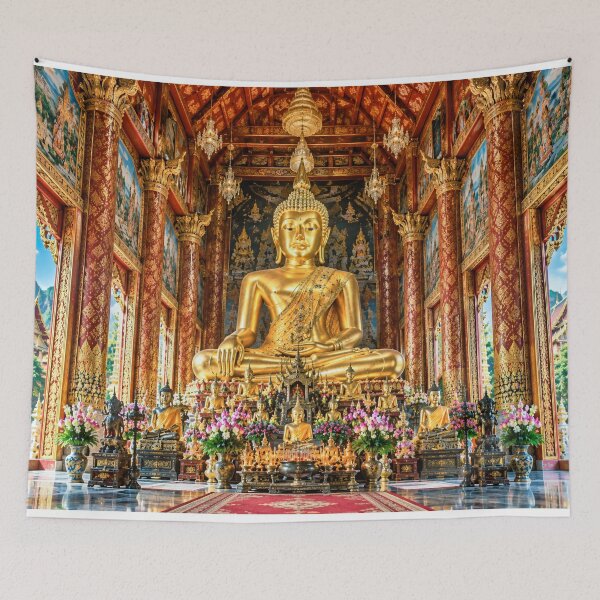 Artikelvorschau, Goldener Buddha in einem thailändischen Tempel entworfen und verkauft von AJEvans.