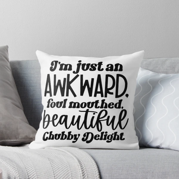 I'm Just An Awkward — Throw Pillow by BiMood