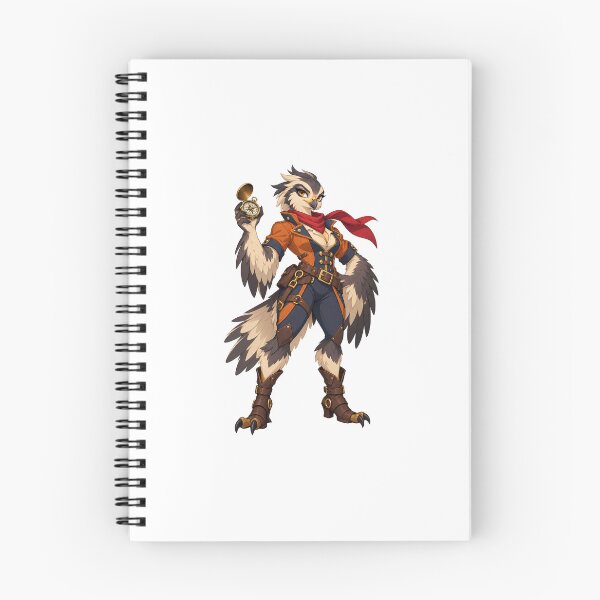 Item preview, Vexa Ironflight – Bold Cartoon Falcon Captain designed and sold by AnimeOrbit.