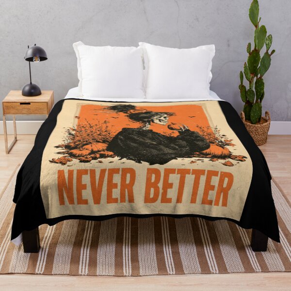 Item preview, Never Better Messy Bun Skeleton Halloween – Sarcastic Woman Coffee Spooky Season designed and sold by DyzioSupply.