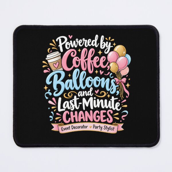 Item preview, Event Decorator Party Stylist – Coffee, Balloons & Last-Minute Changes designed and sold by Pixiorra.