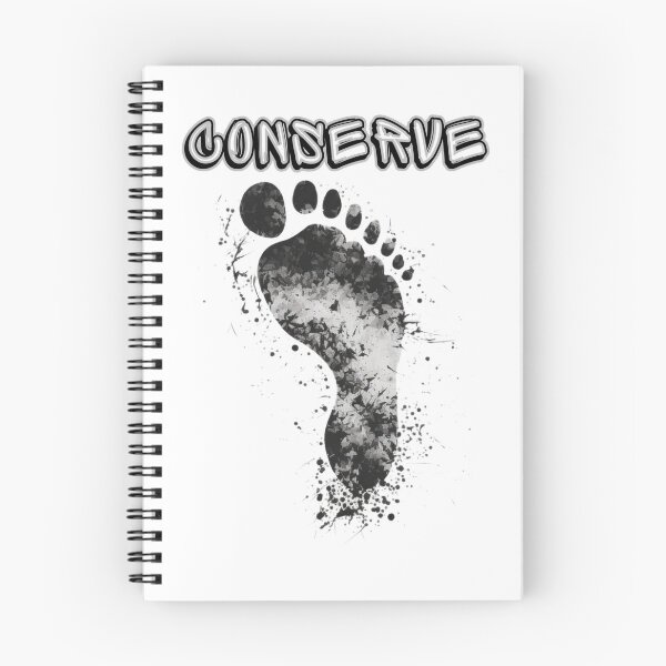 Item preview, Conserve - Grunge Carbon Footprint Eco Design designed and sold by BiMood.