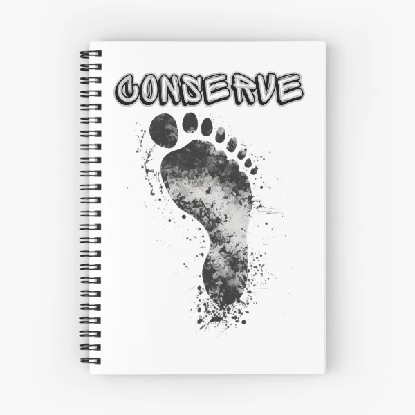 CONSERVE — Spiral Notebook by BiMood