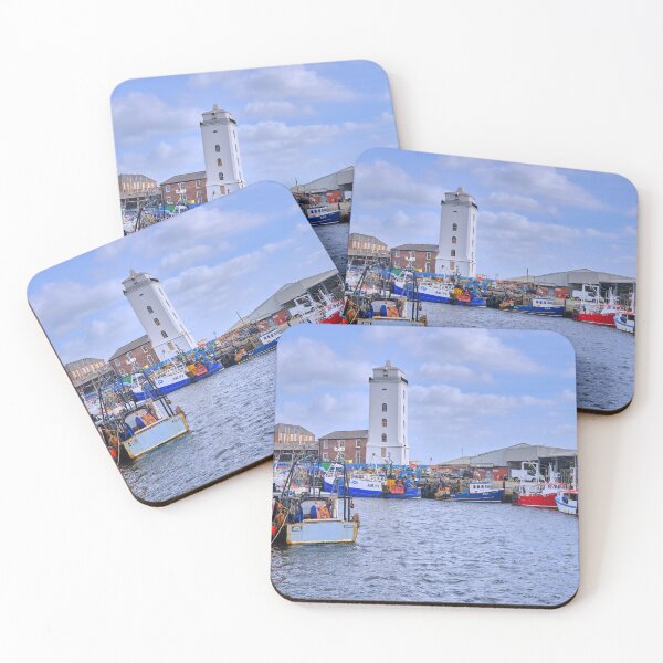 Item preview, Colourful Fishing Boats at North Shields designed and sold by Violaman.