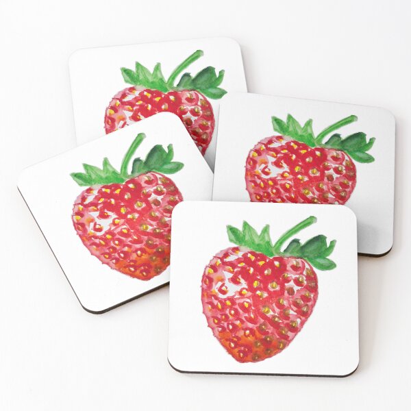 Item preview, Watercolour Strawberry designed and sold by Katy Fryd.