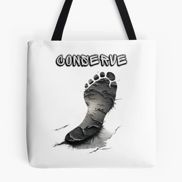 CONSERVE — All Over Print Tote Bag by BiMood