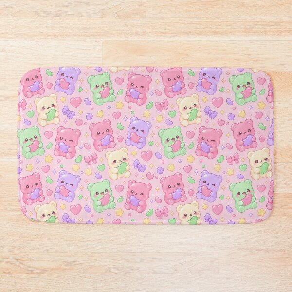 Item preview, Kawaii Gummy Bears with Jelly Beans and Candy Hearts designed and sold by Soft Berry Studio.