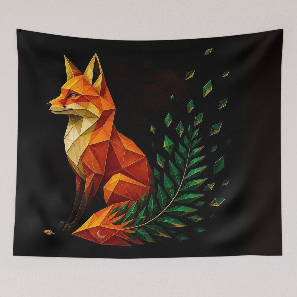 Item preview, Animal Wild Geometry: Fox #2 designed and sold by Helios Be. Lavsh.