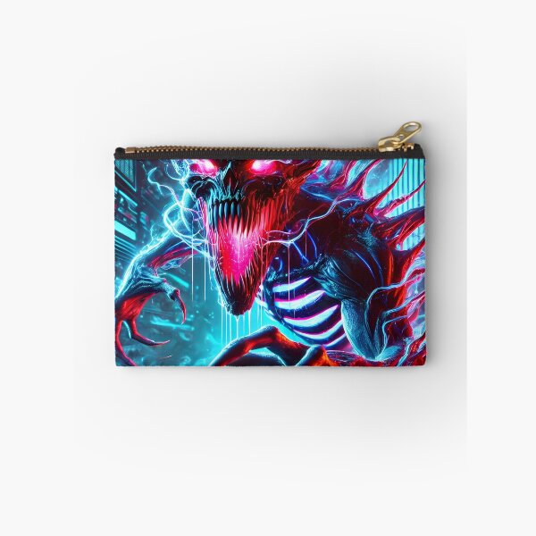 Item preview, Neon Horror Monster Glowing Eyes Cyberpunk Dark Fantasy designed and sold by FusionCipher.