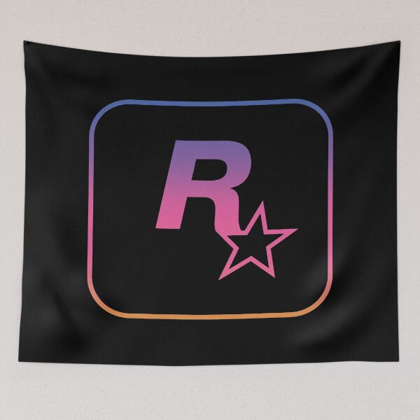 Item preview, Rockstar Games GTA 6 Sunset Inverse Logo designed and sold by BubblePopRed.