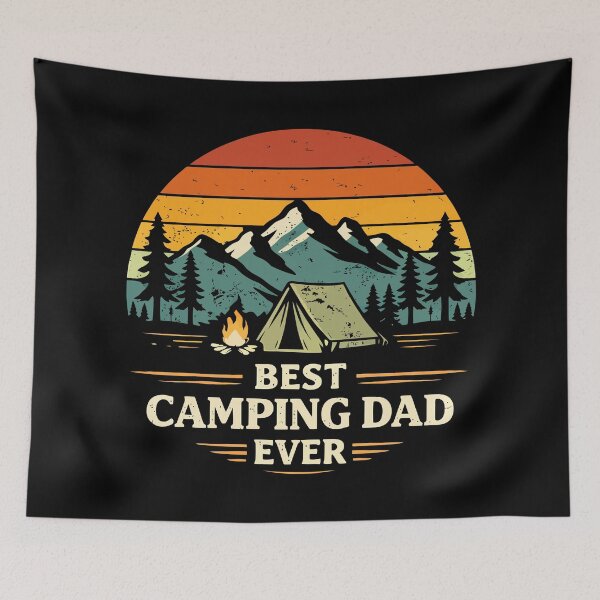 Item preview, Best Camping Dad Ever Outdoor Adventure designed and sold by CleanDecor.